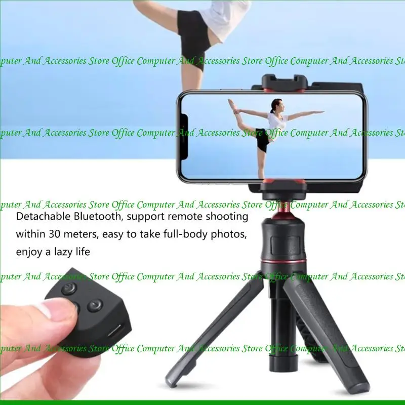 U55C PH10 Mobile Handle Grip Wirelessly Phone Holder Stabilizer for Smartphones Vlogging Cold Shoe Mount