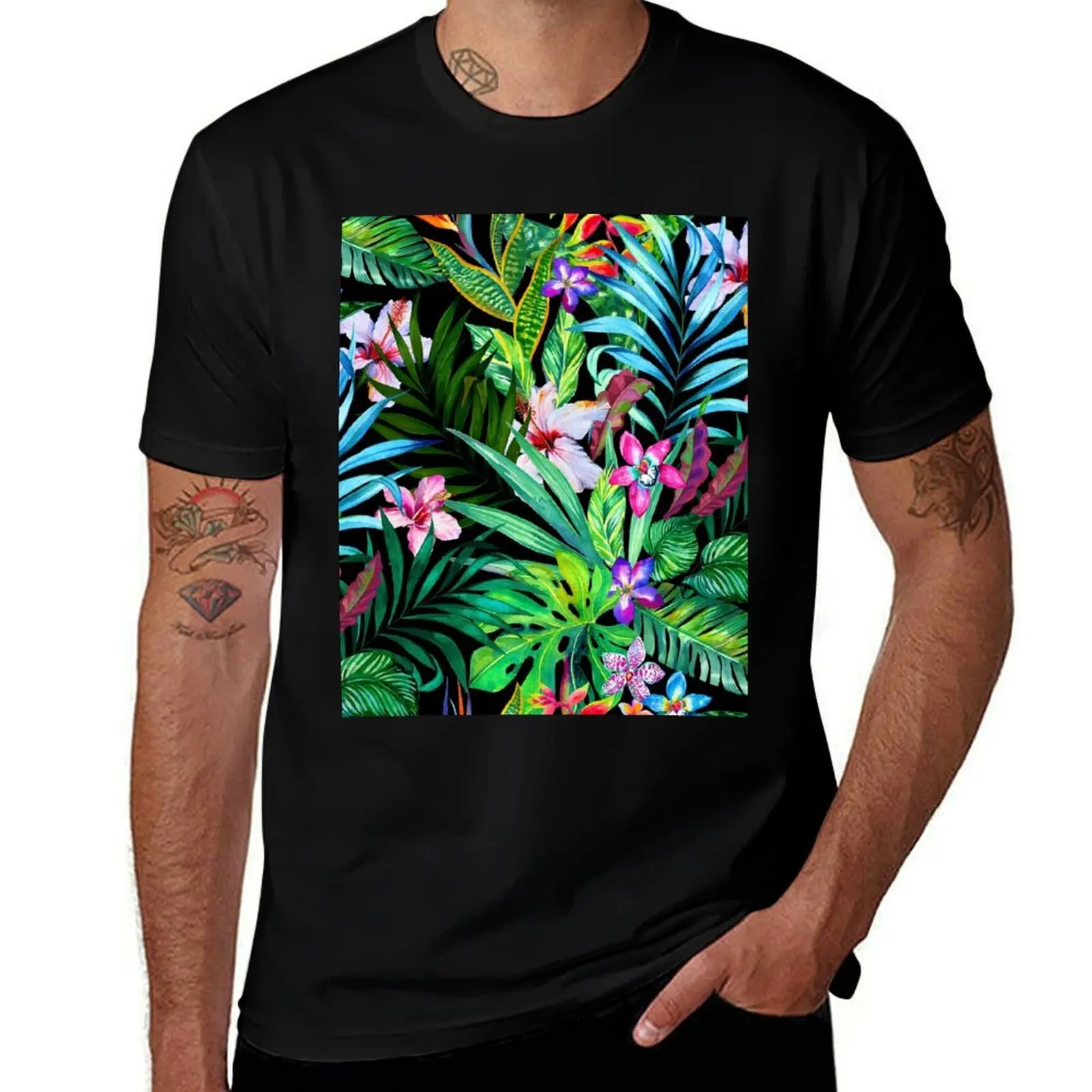 

Tropical Fest T-Shirt t shirt man casual man t shirt cotton high quality t shirts for man cotton soft T-Shirt