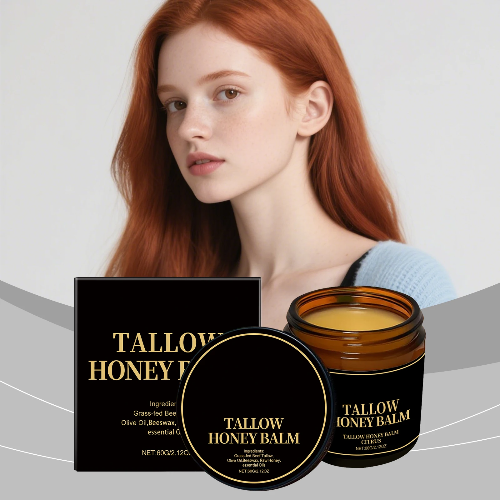 Tallow Nourishing Skin Care Cream Hydration Improve Skin Condition Reinforced Barrier Relieve Dryness Moisturizing Body Lotion