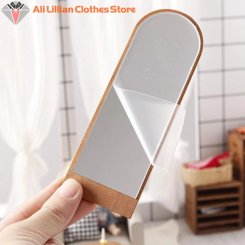 ⭐HOT❗ 1/12 Dollhouse Wooden Full-length Mirror Model Dollhouse Furniture Ornament Doll House Micro Scene Decor Accessories