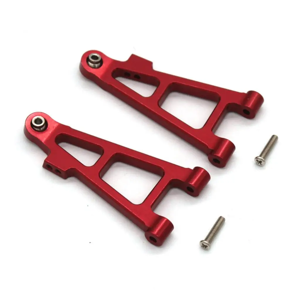 2piece Aluminum Alloy 1/16 Front Lower Suspension Arm For MJX H16 16207 16208 16209 16210 RC Car Part RC Car Accessories Red