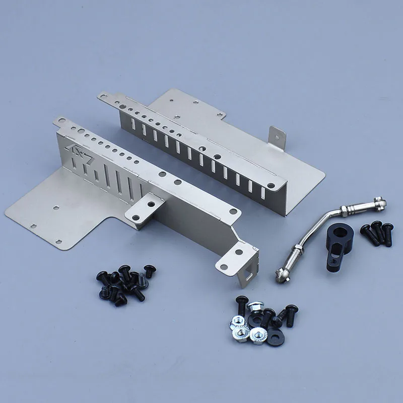 

RC Truck Metal Stainless Steel 2 Floor Slabs for 1/14 Tamiya SCANIA 770S R620 VOLVO Arocs MAN TGX Car LXY/RC