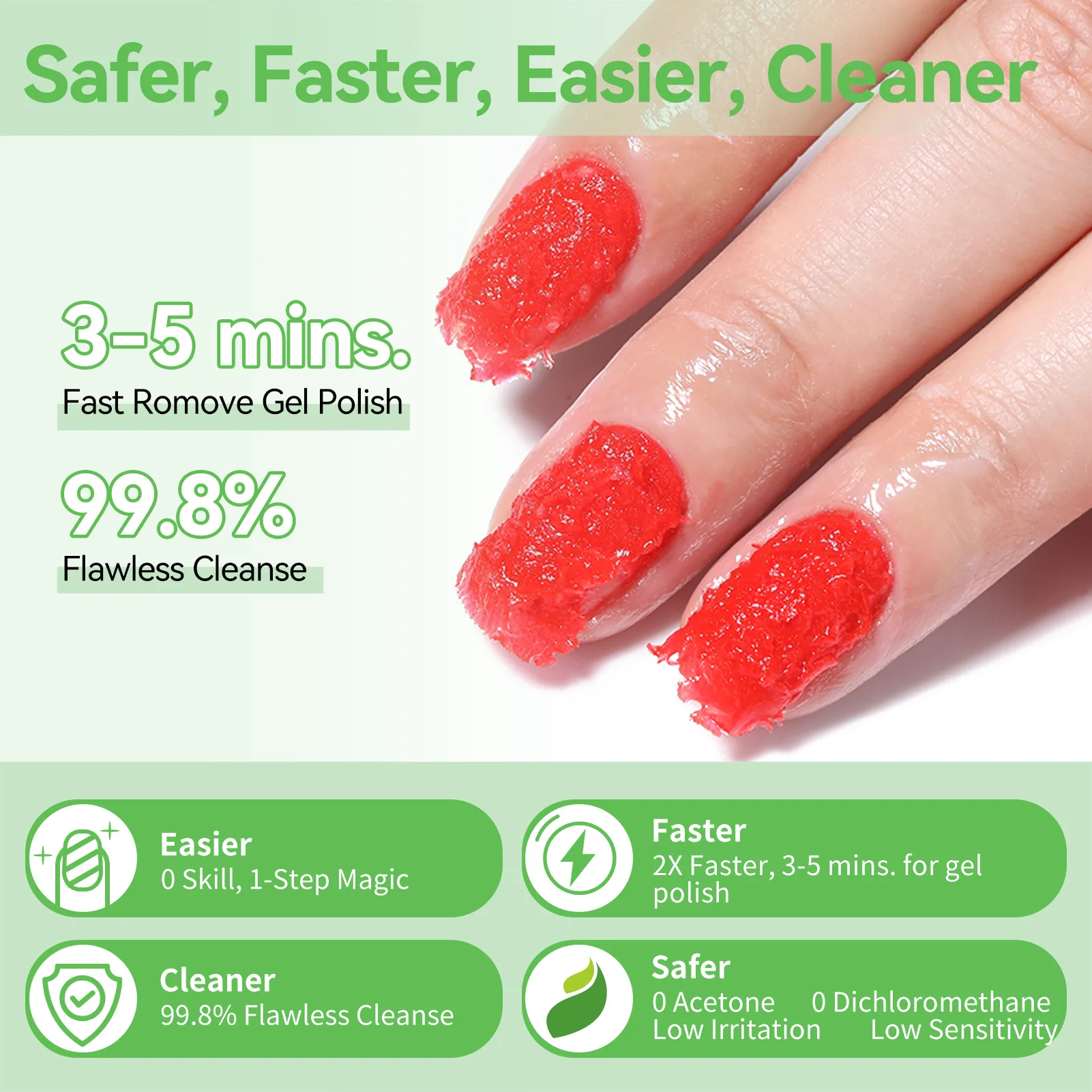 BORN PRETTY 15ml Quick Magic Remover Nail Gel Polish Safe Formula Faster Remove Semi Permanent Varnish Polish Cancel Glue
