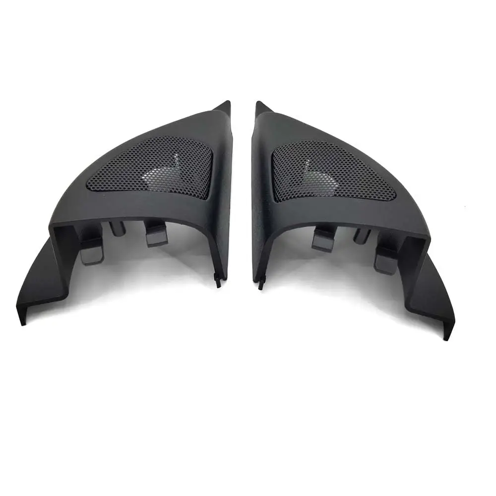 2Pcs Front Horn Tweeter Speaker Cover Panel Plate Trim For Mitsubishi Lancer EX