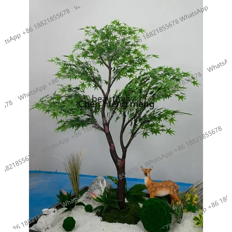 LHY26 ss ss8617 Artificial Maple Plant Fake Trees Prop Decoration Large Shopping Mall Green Plant Indoor Landscaping