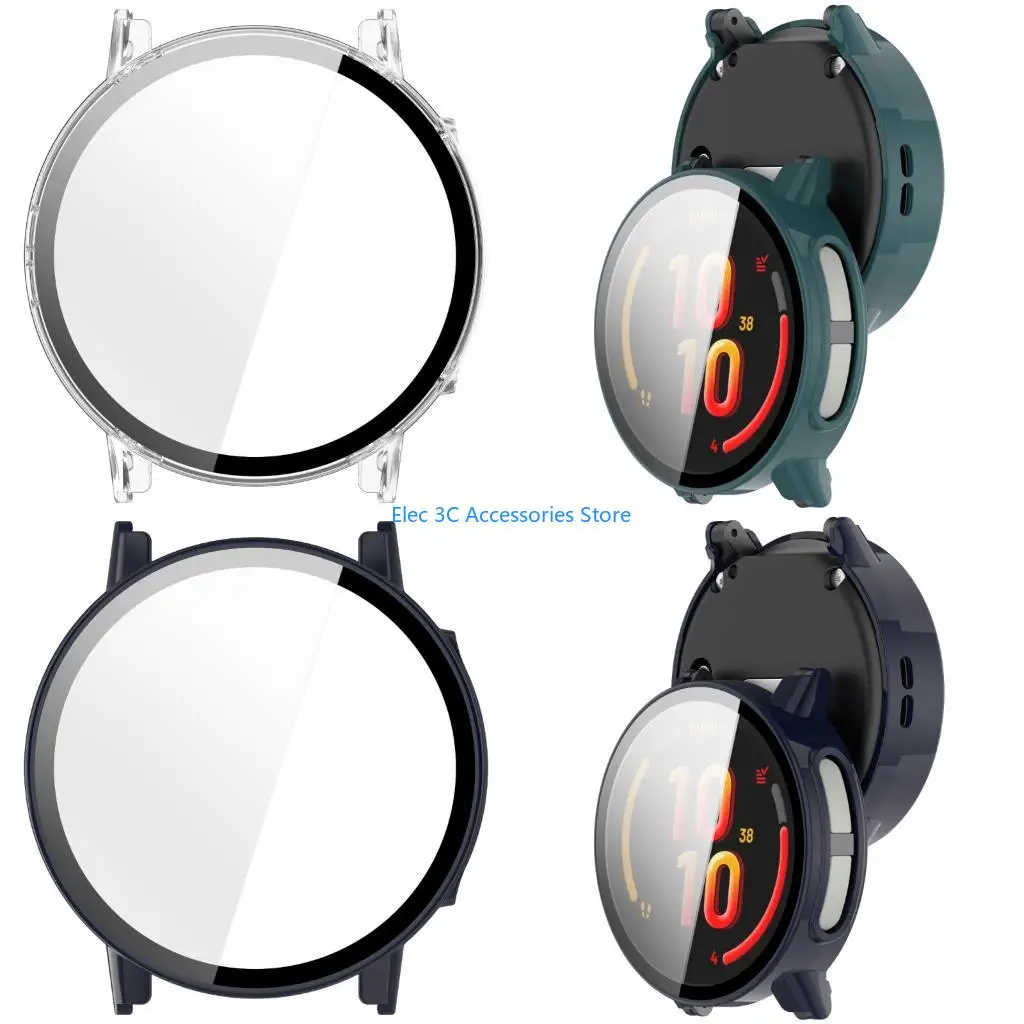 Y51A Watch Cover Screen Protector Tempered Film Case for Bounce 2 Scratchproof