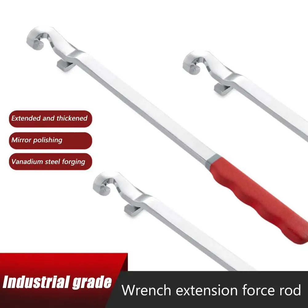 15 Inch Universal Spanner Extender Extension Power Bar Wrench 385MM Soft Grip Handle Extender Hand Tool