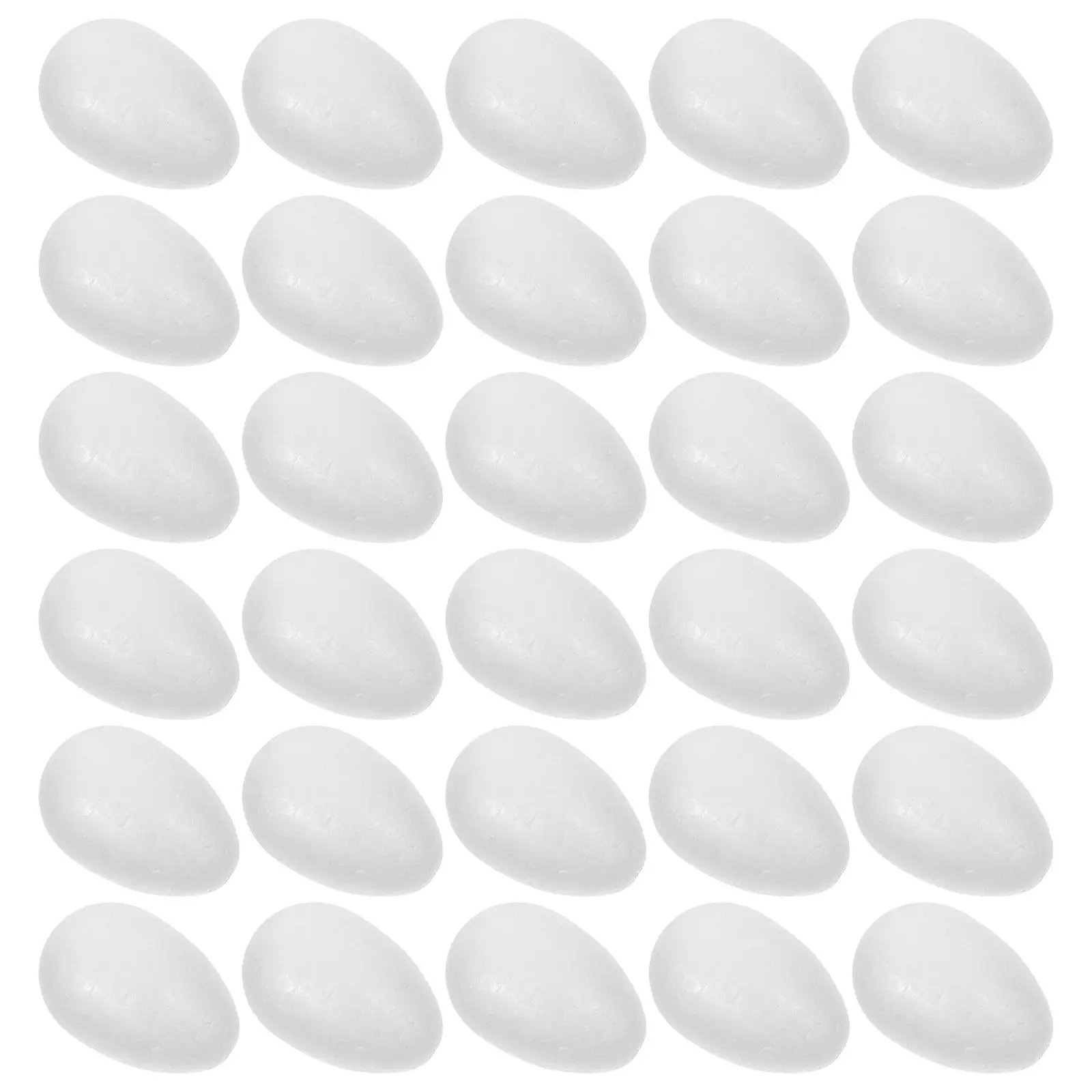 

100Pcs White Lightweight Foam Easter Eggs DIY Craft Supplies for Decorating Painting Modeling Floral Arrangements Solar System