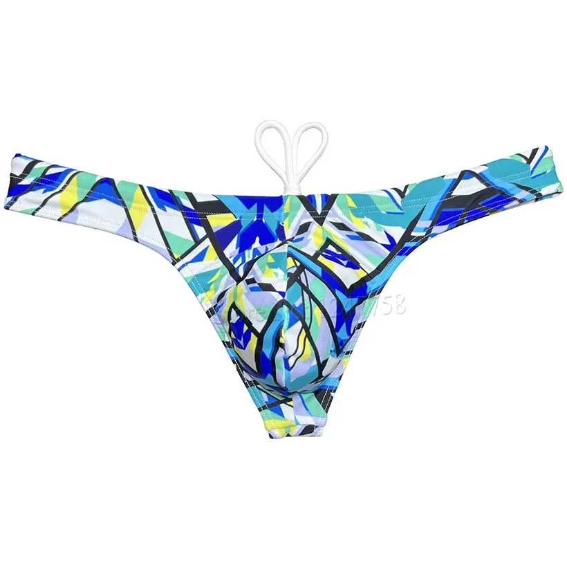 Men\'s Bikini Swimwear Micro Tangas Swim Thong Swimsuit Beachwear Surfing Trunks