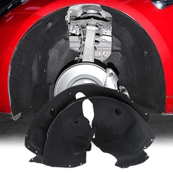 2Pcs Front Wheel Sound Deadening Mats For Tesla Model Y 3 Soundproof Protective Pad Audio Noise Insulation Dampening Accessories