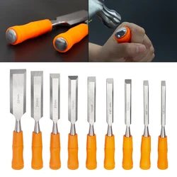 1pc Professional Wood Chisel Steel Woodworking Cutter Carving Chisel DIY Carpenter Tools Carving Flat Shovel Hand Tools