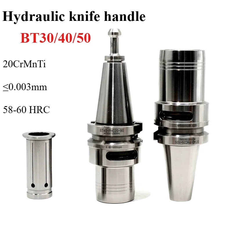 

High Precision Hydraulic Chuck Tool Holder BT30 BT40 Hydraulic Chuck PHC06 PHC08 PHC10 PHC12 PHC25PHC32 BT Hydraulic Tool Holder