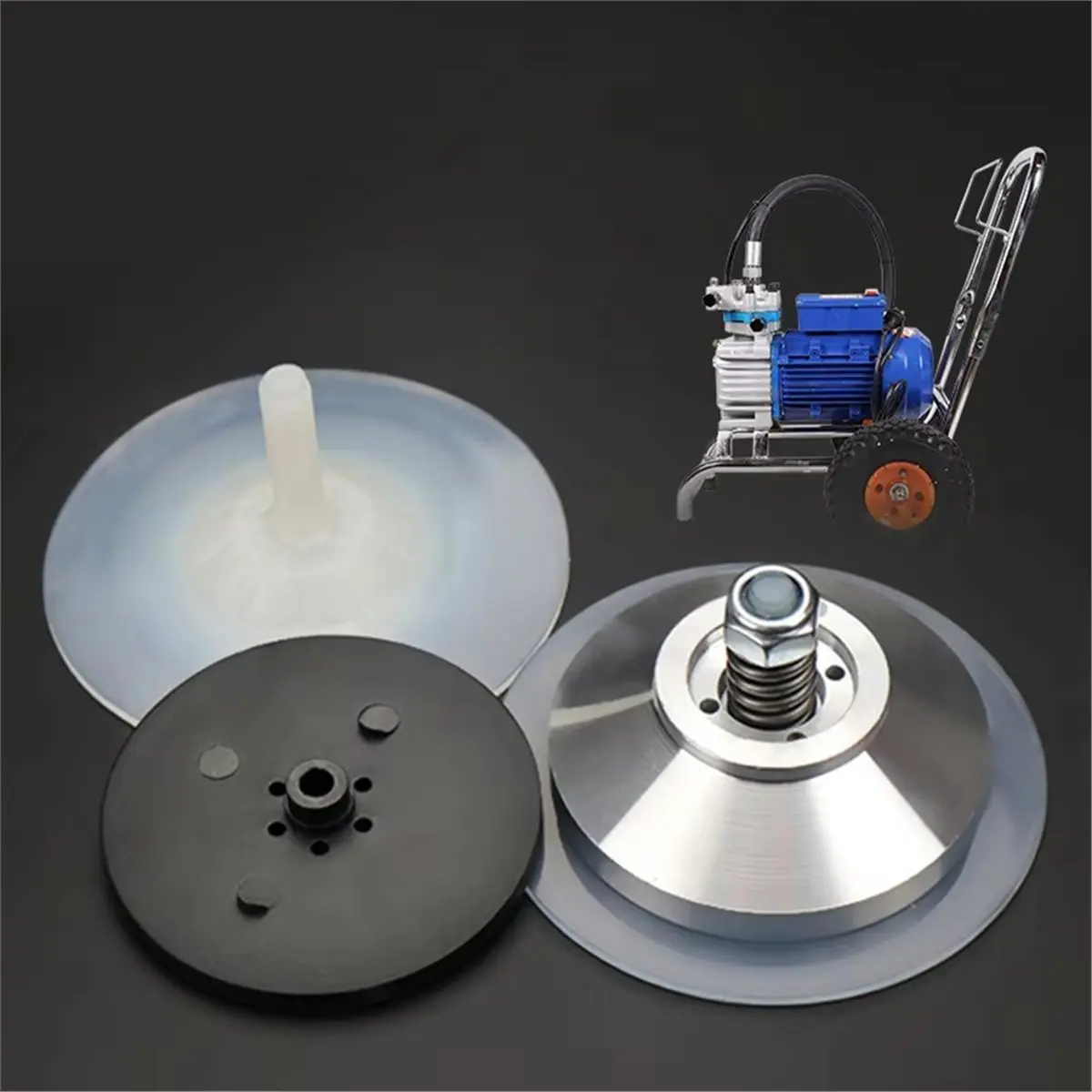 A50U Sprayer Diaphragm Piece/Liner Airless Spraying Machine Diaphragm Assembly Paint Coating Latex Paint 980 995 895 Airless