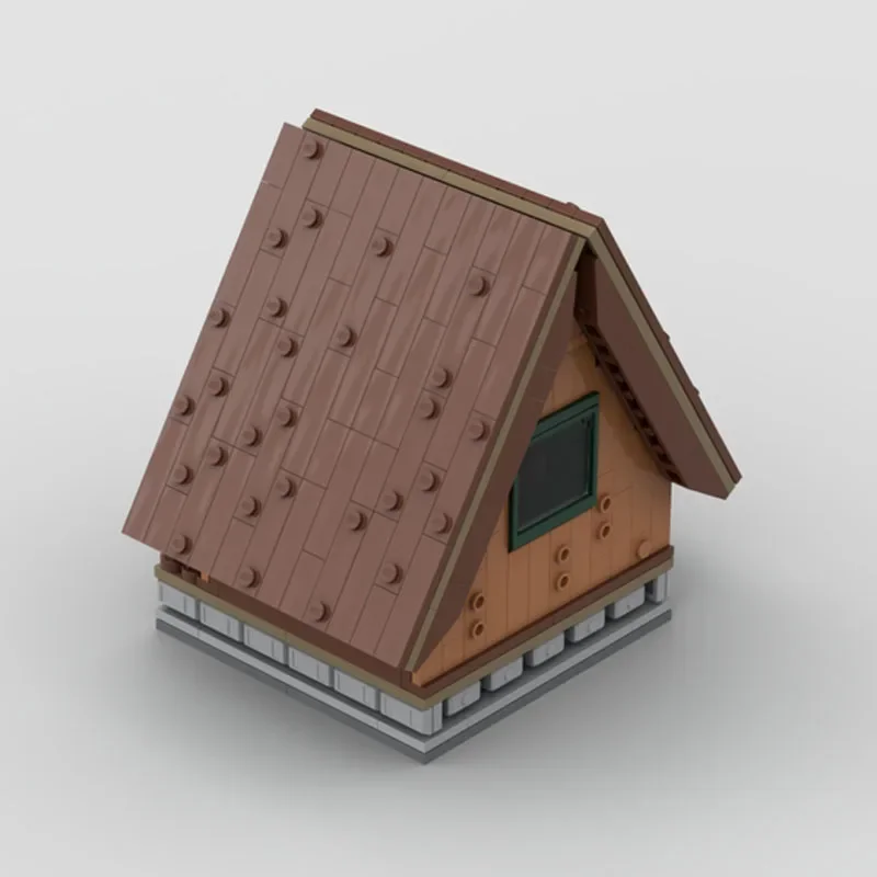 MOC-199315 Klocki konstrukcyjne Mini Domek na zewnątrz architektura kreatywna zabawka do składania DIY prezent urodzinowy dla chłopca lub dzieci ozdoby świąteczne