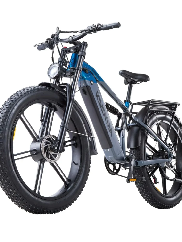 KIMDYMA K03 Elektrofahrrad für Erwachsene, 48V 20AH Batterie, E-Bike, 26*4 Zoll Dual-Drive Schneereifen, All-Terrain Elektrofahrrad