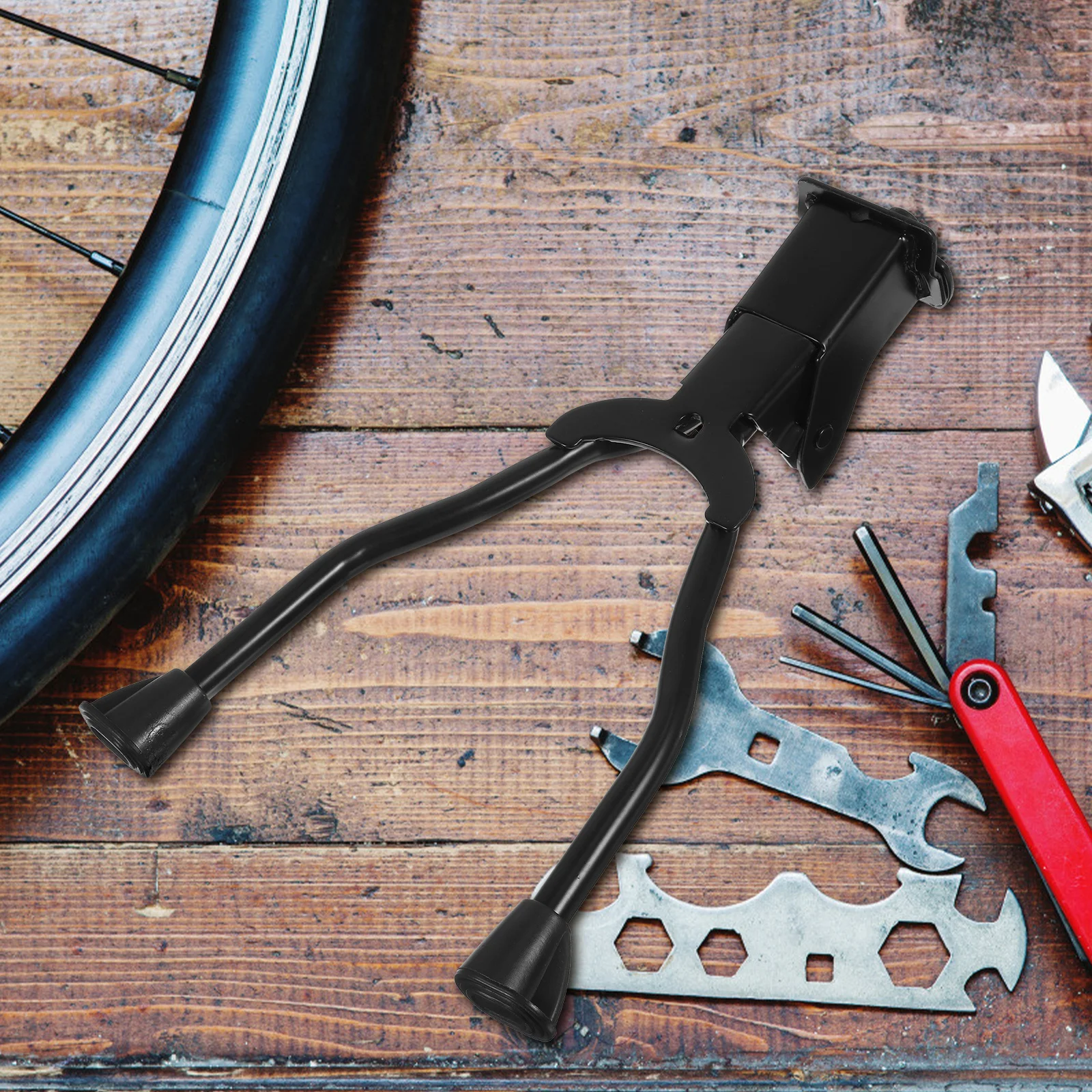 

1Pcs Bicycle Kickstand Reliable Quick Release Double Leg Stand for Mountain Bikes 26 Inch Plus Parking Support Bracket