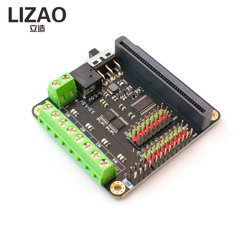 

Micro:bit V2.0 Motor Driver Expansion Board With 4 DC Motor 8 Servo 9 GPIO Ports For Coding Robot DIY STEM Teaching Project
