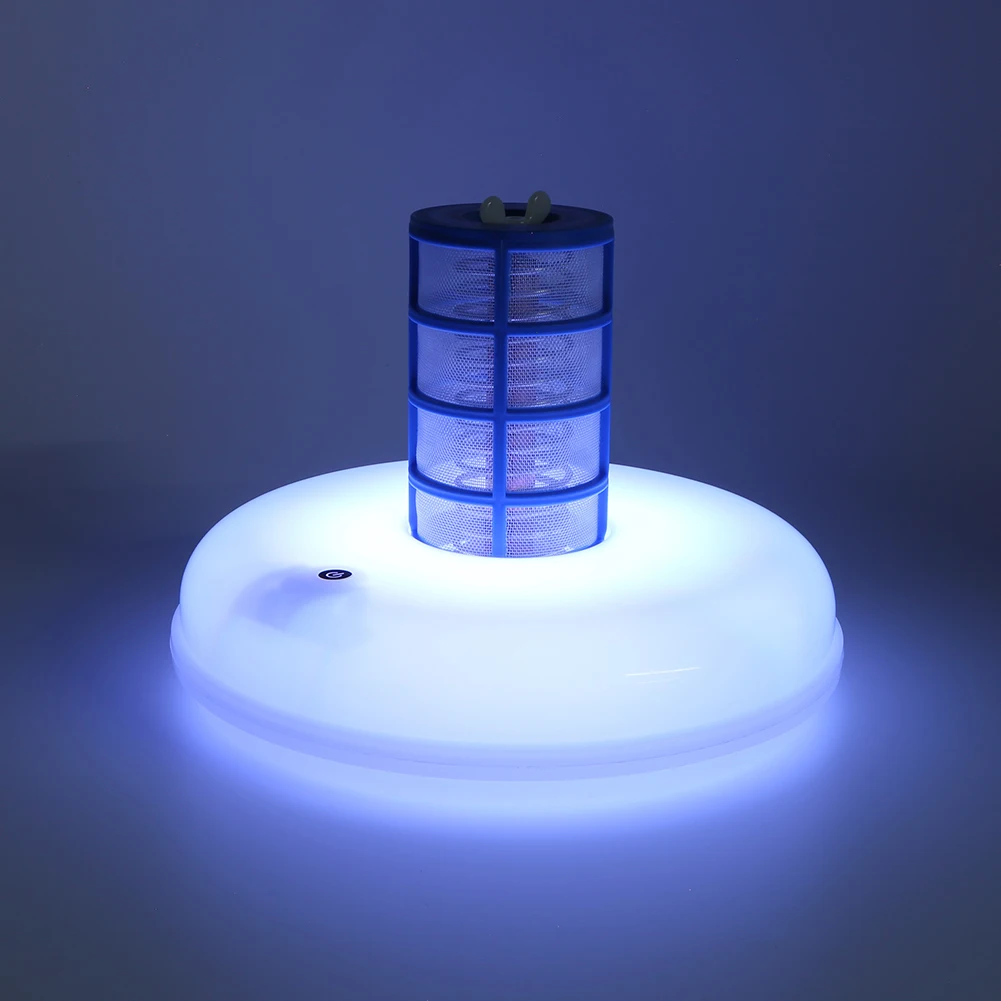 

Solar Copper Pool Ionizer 7-Colored LED Night Light Pool Clean Purifier for Above Ground Pool Up to 35.000 Gal