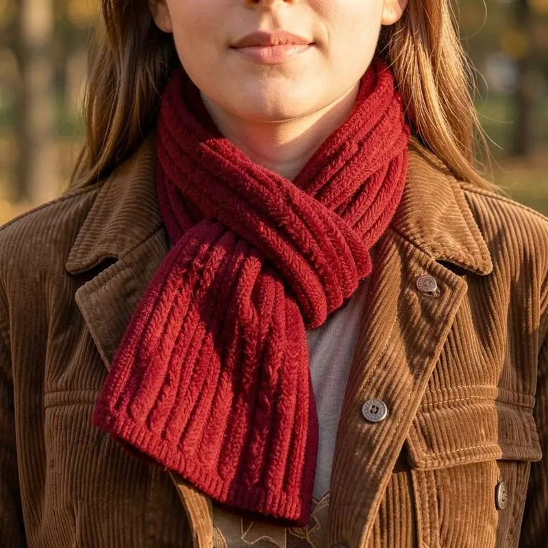 headscarf leopard print solid color for skiing neck scarf loop cozy cold resistant cashmere for photo shooting bandana