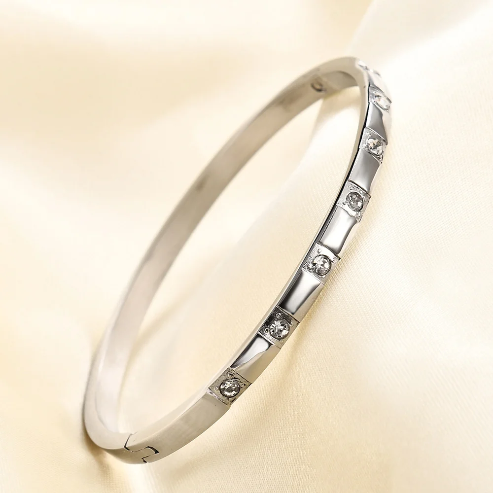 Bracelet en acier inoxydable p - Cuff Bangle Bracelet avis et prix