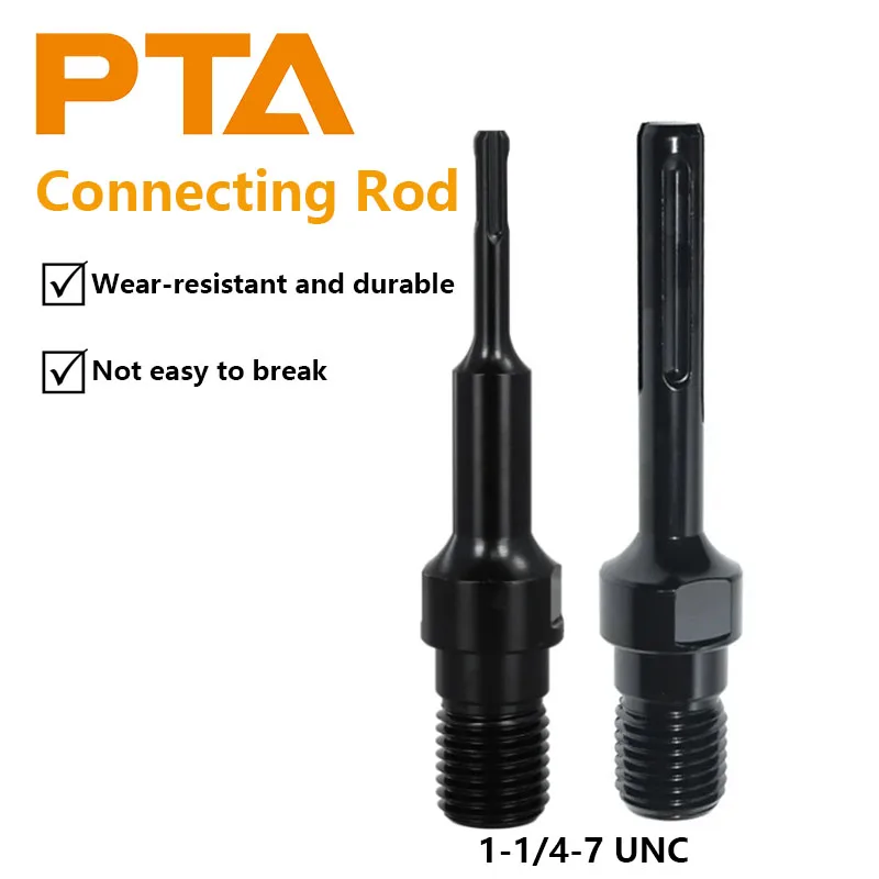 Core Drill Bit Adapter 1-1/4 UNC Thread Male To SDS-PLUS MAX Shank Conversion