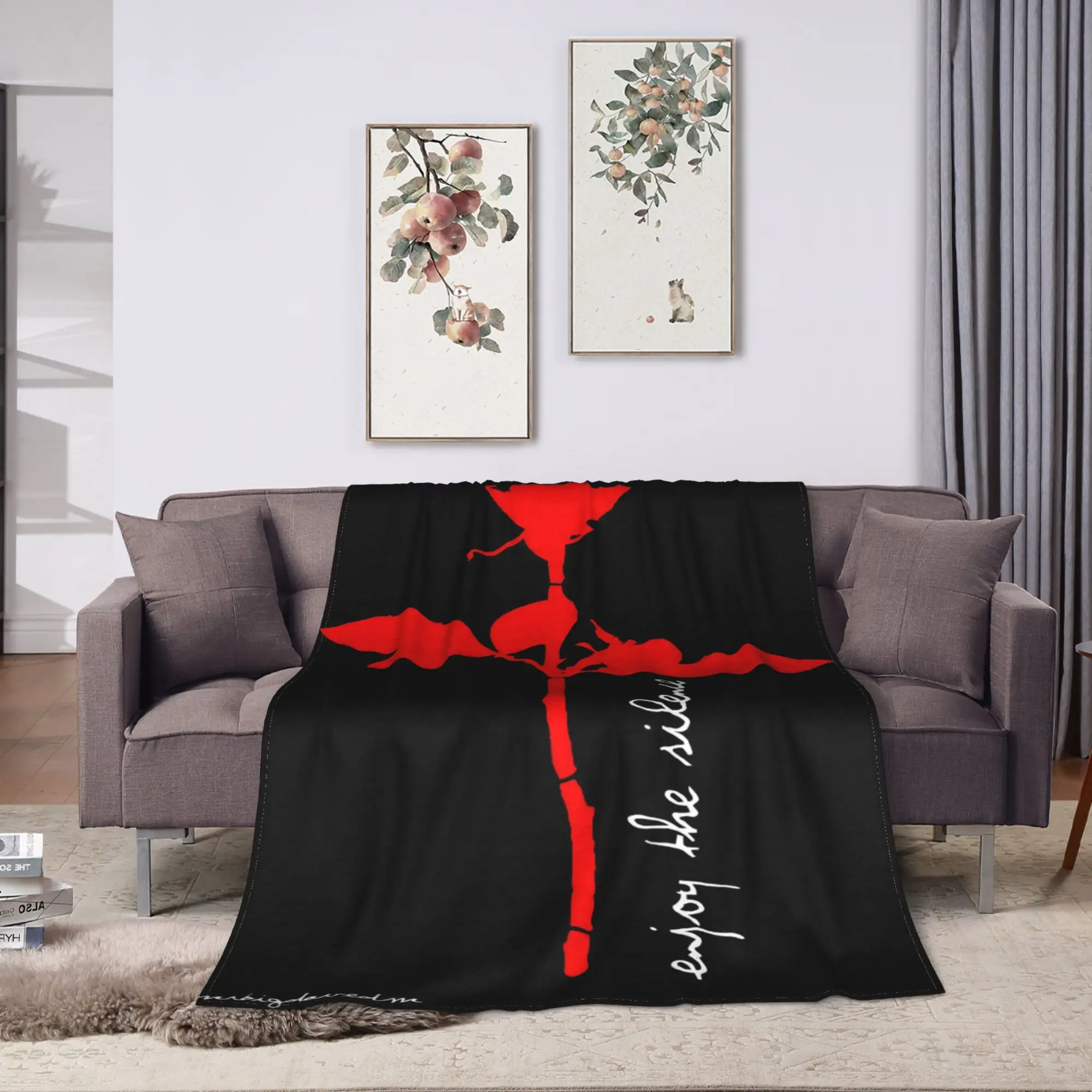 Depeches Band Mode  Blanket Travel Office Flannel Throw Blanket For Bedroom Soft Warm Custom DIY Quality Bedspread Birthday Gift