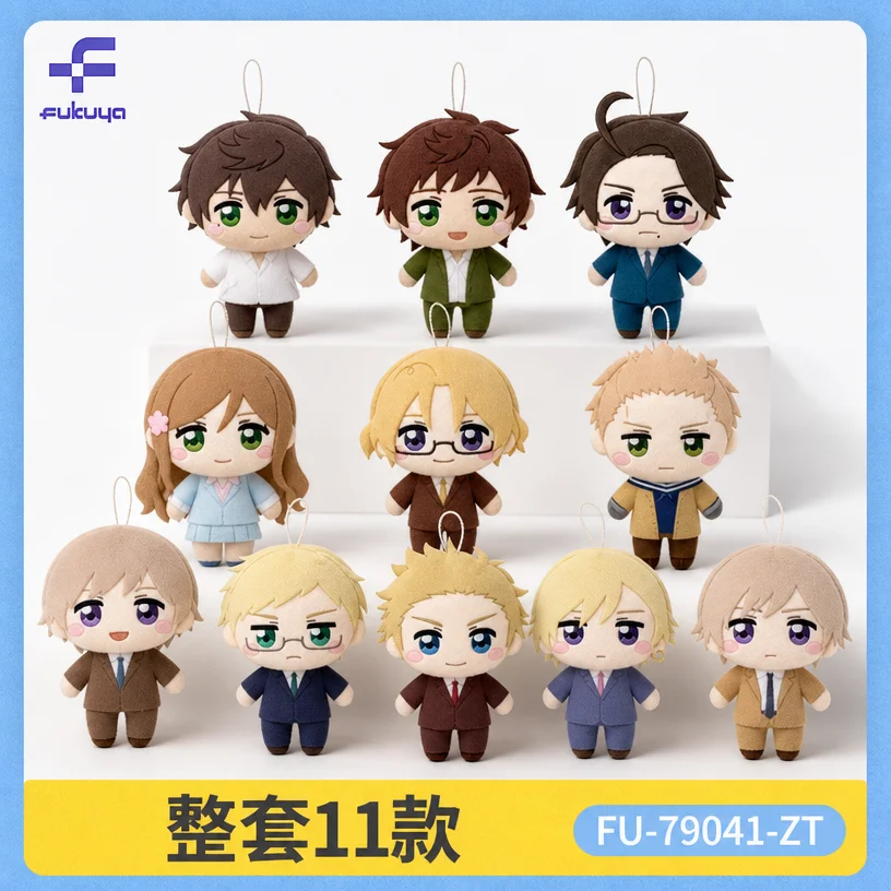 Fukuya Hetalia World Stars Plush Pendant 3Rd Series 8Cm Soft Stuffed Figure Hanging Ornament For Anime Fans Collectible Decor