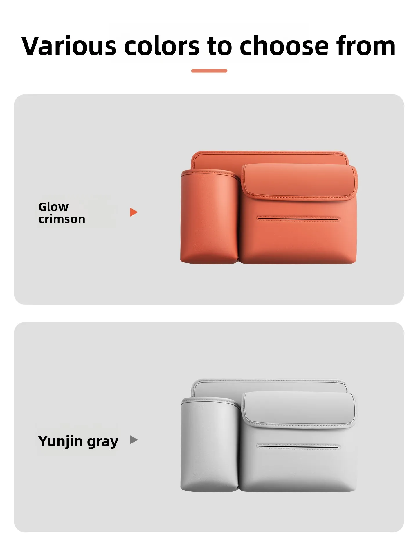 

For BYD Sealion 8 Tang L Multi-functional Paper Towel Box Leather Seat Back Tissue Storage Bag Cup Holder Car Accessories