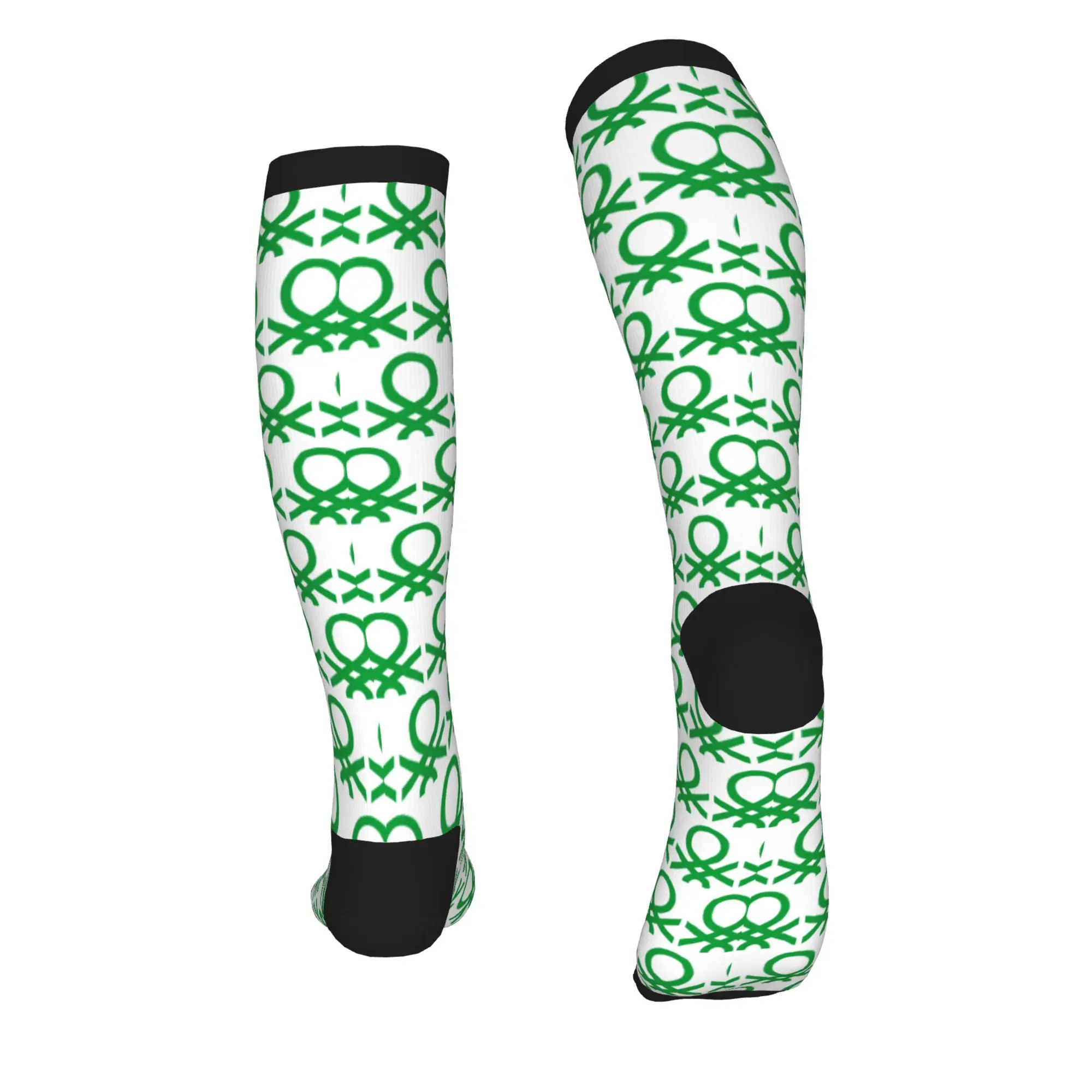 United Colors Of Benettons Men's Sports Compression Socks Unisex Novelty  Spring Summer Autumn Winter Dress Socks view 3