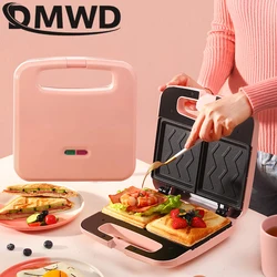 Elettrico Panini Sandwich Macchina Multifunzione Teglia Leggera Cibo Colazione Maker Waffle Pane Tostapane Frittata Bistecca Grill