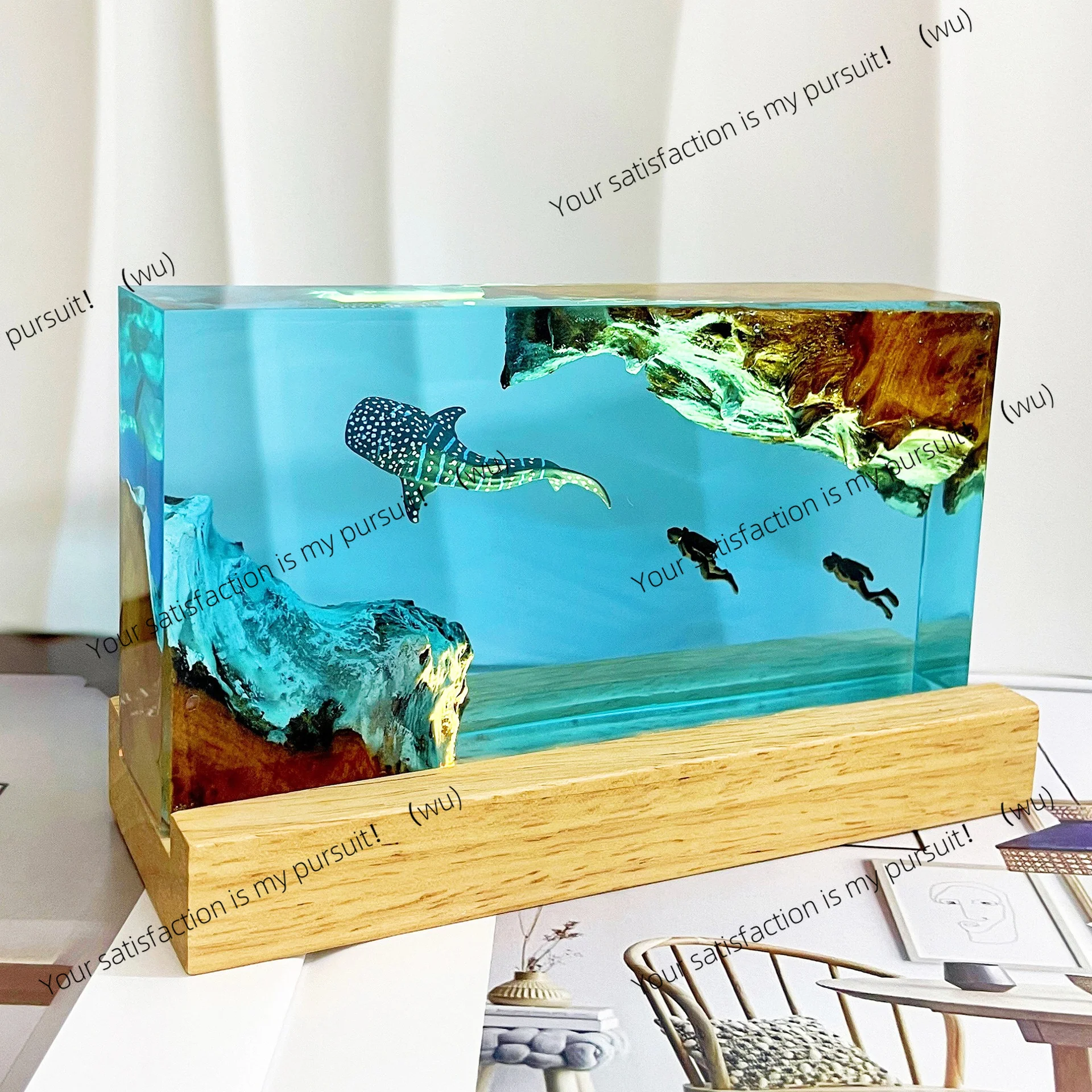 for-whale-shark-diver-resin-night-light-scuba-diving-deep-sea-wooden-lamp-home-decor-gift