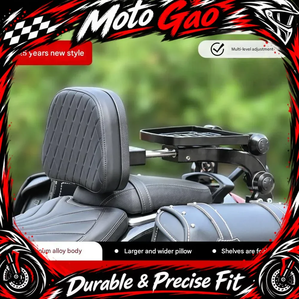【Precise Fit】For VOGE CU625 voge 625cu motorcycle modified telescopic folding backrest aluminum alloy rear shelf accessories