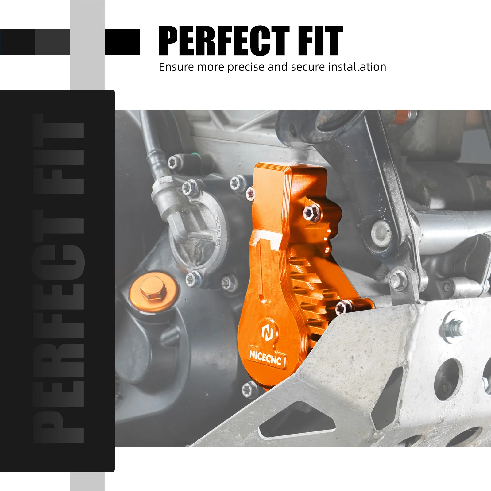 Finned Water Pump Cover for KTM 690 Enduro R 690 SMC R Husqvarna 701 Supermoto 701 Enduro GasGas 700 ES 700 SM SMC 690 Duke