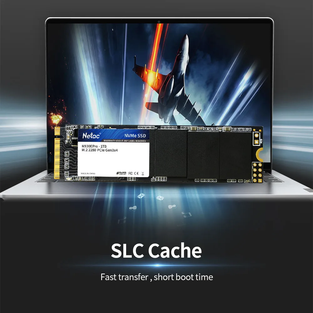 Netac M2 SSD NVMe 128GB 256GB 512GB 1TB SSD 500GB 250GB 960GB PCIe M.2 2280 Festplatte Interne Solid-State-Disk für Laptop – Detail 5