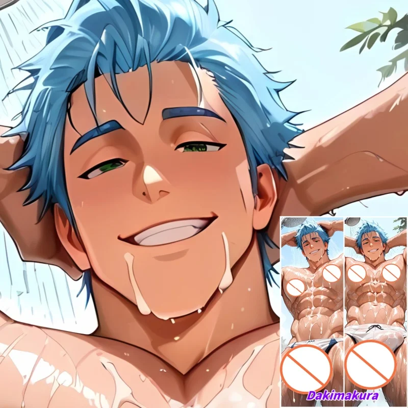 

Dakimakura Anime Pillowcase BLEACH Grimmjow Jaegerjaques Double-sided Print Life-size Body Pillow Cover Bedding Gifts