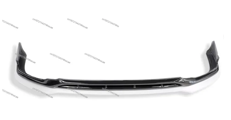 Pearl white and black accessory set, universal parts for the front bumper lip