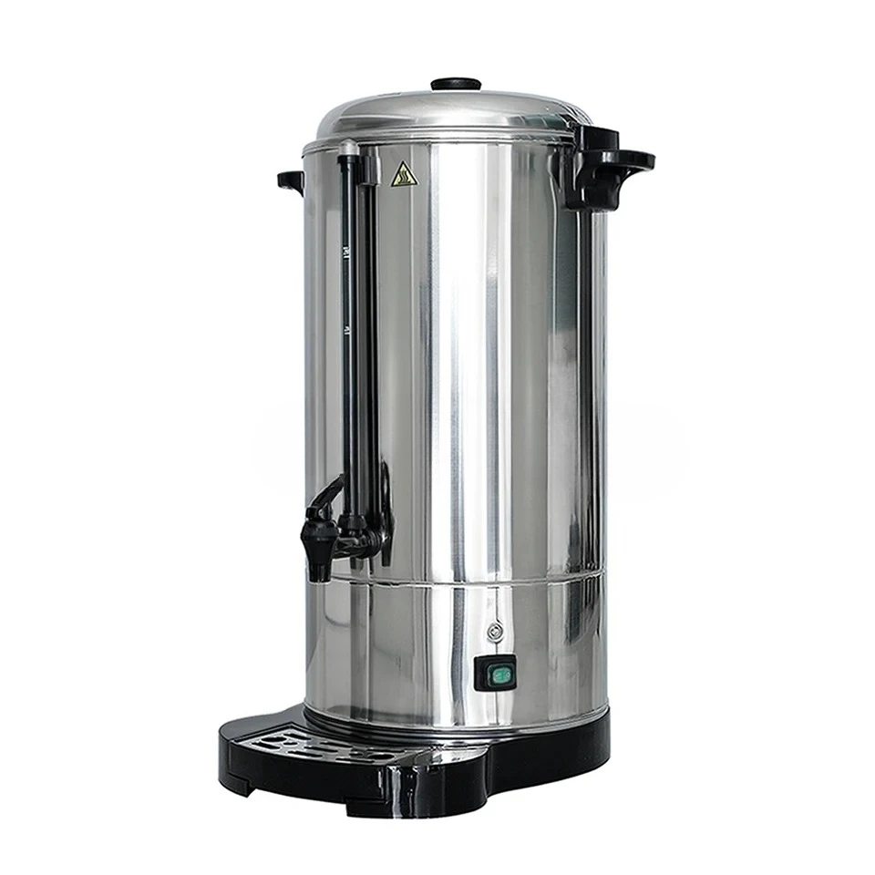 Stainless Steel Electric Water Boiler Bucket for Catering Commercial Hotel Milk Tea Coffee Kettles Coffee Urn Drink Dispenser