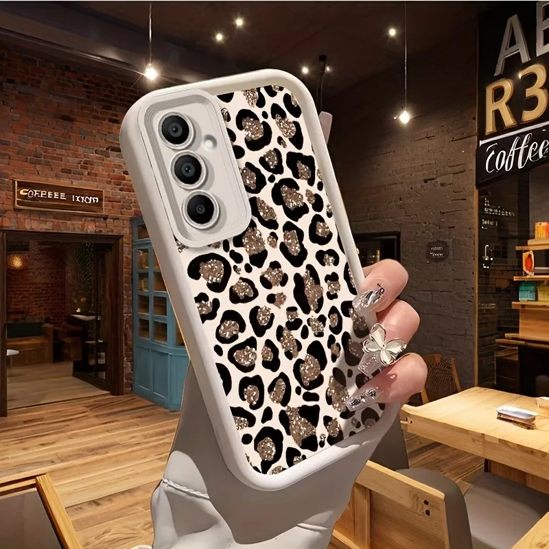 Leopard Print Soft Silicone Phone Case For Samsung Galaxy S26 S25 S24 S23 S22 S21 S20 Note20 Ultra Plus FE Shockproof Back Cover - view 4