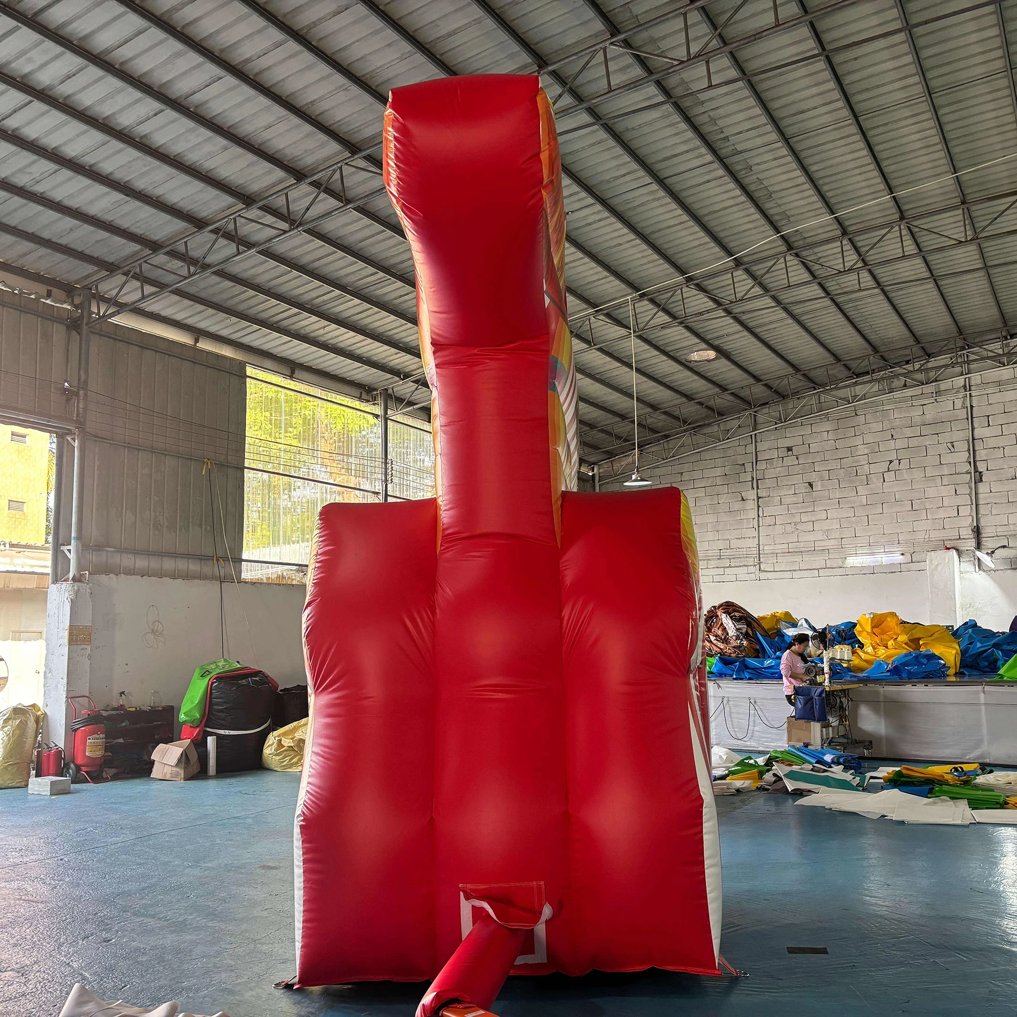 대형 인플레이터블 서커스 아치 에어 블로우 카니발 파크 입구 아치 이벤트 광고용 무료 로고 인쇄