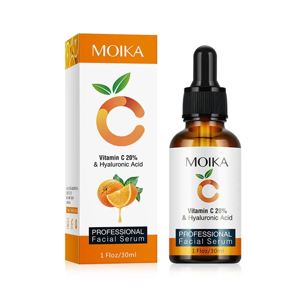 Líquido anti-rugas para hidratação e hidratação facial, vitamina c, clareamento, anti-rugas, anti-rugas, essência, refirmante, amarelo, d3z4, 30ml