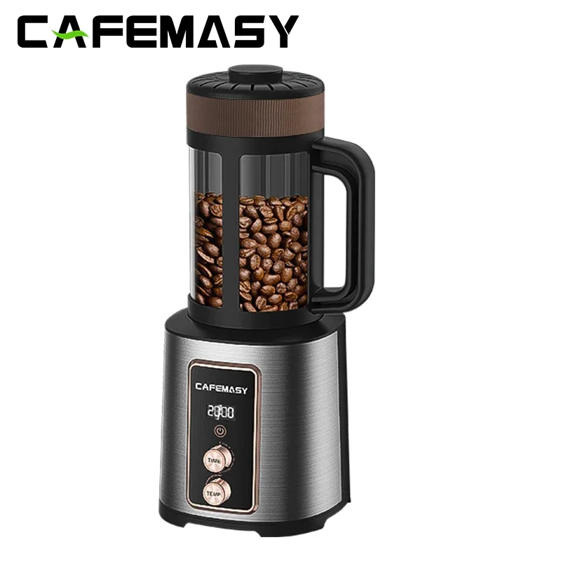 

Cafemasy Electric Mini Household Air Roaster Coffee Machine Home Coffee Bean Roaster Temperature Control Coffee Roasting Machine