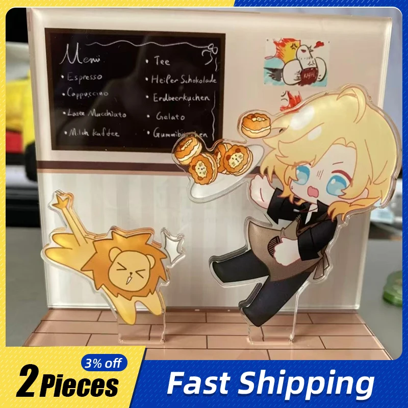 

10cm/3.93in for All Time Acrylic Game Standing Plates Cartoon Figures Peripherals Cafe Collectible Desk Decorations Funny Gifts