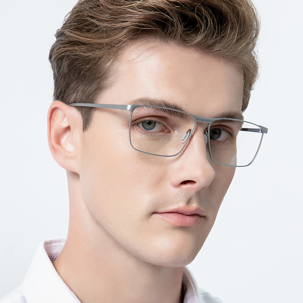 FONEX Pure Titanium Eyeglasses Frame Men New Brand Design Square Glasses Japanese Full-Rim Ultralight High-Quality Eyewear 8526