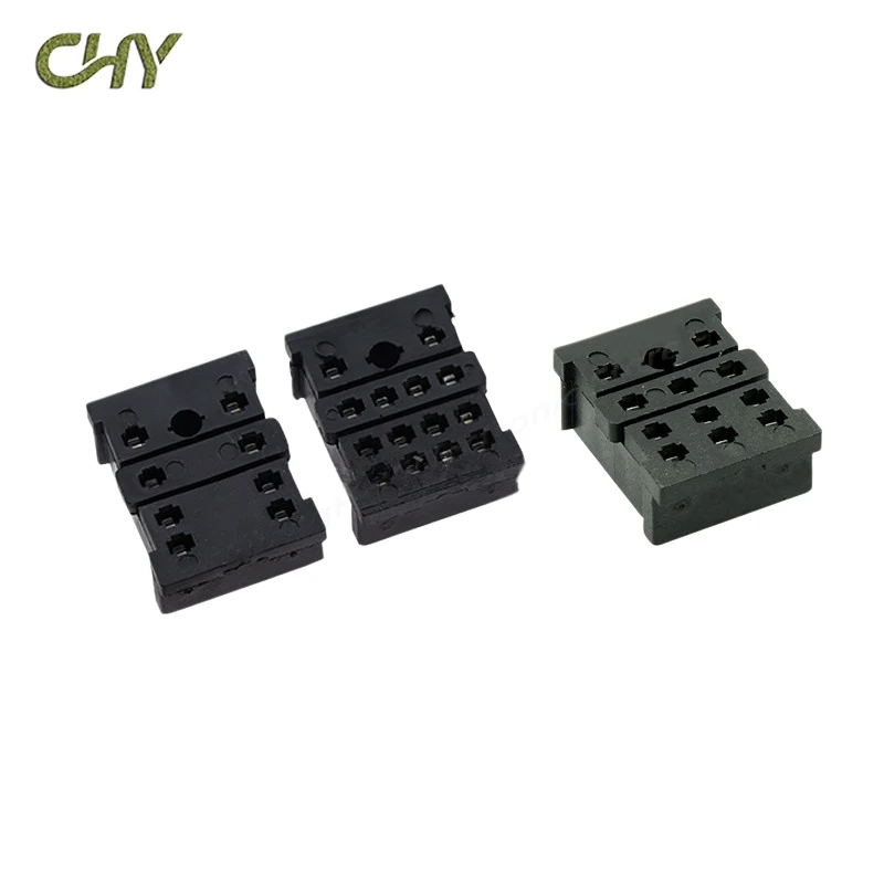 10PCS Relay Soldering Socket Base HH54P MY4N-J HH52P MY2N-J 18F-2Z-A2 4Z PCB Socket