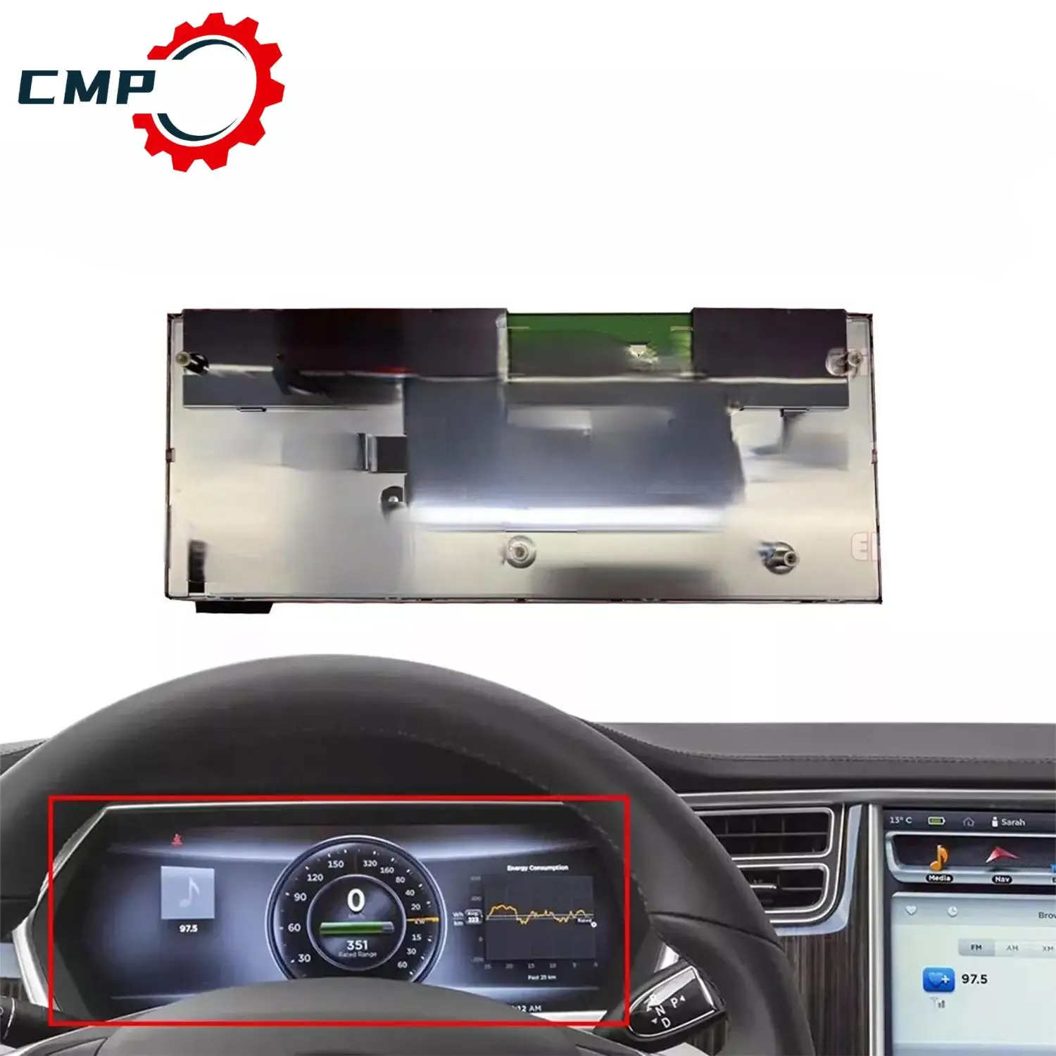 

1PC 12.3 Inch Display Digital Instrument Cluster Dashboard For Tesla Model S X GEN 1 Screen OEM Number TX31D06VM2AAA Wholesale