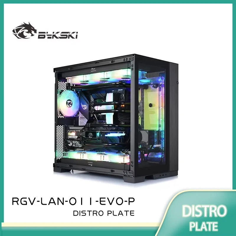 

Bykski Acrylic Distro Plate /Board Water Channel Solution for LIAN LI O11 EVO Case /Kit for CPU and GPU Block /Instead Reservoir