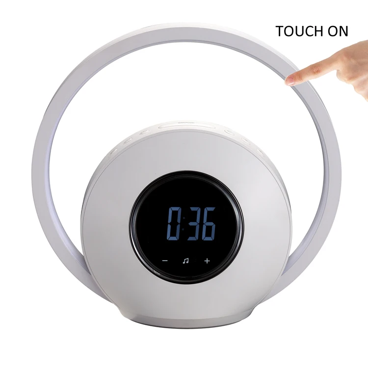 

Kids Alarm Clock FM Radio Bluetooth Speaker Sunrise Wake up Light Lamp