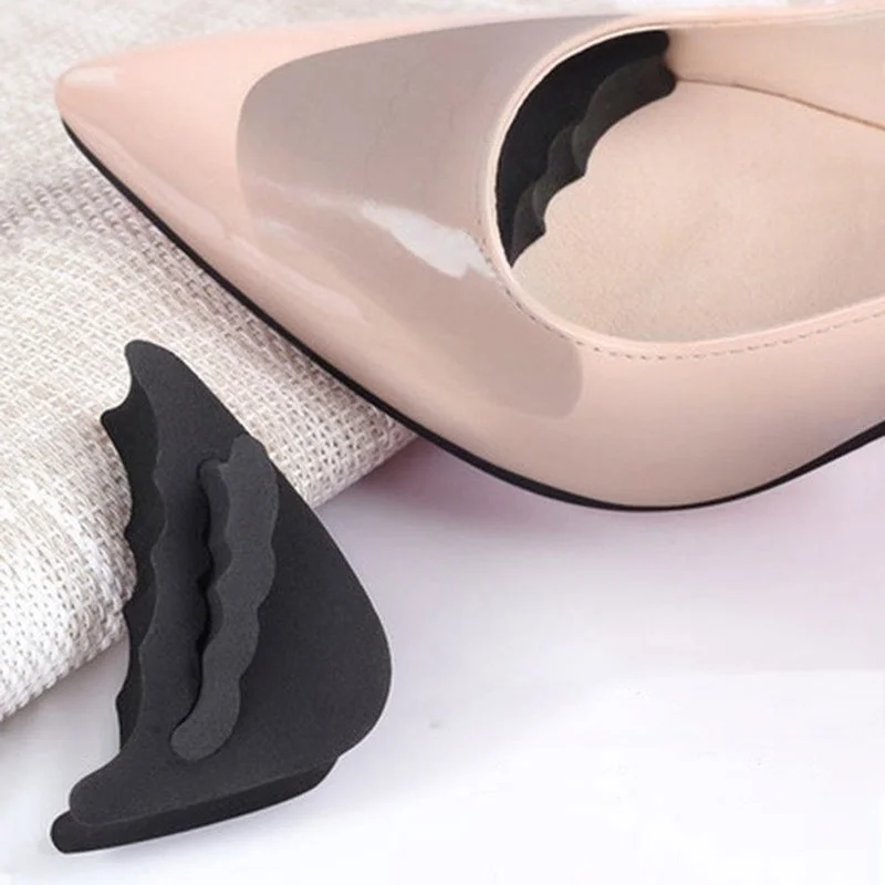 4PCS Women High Heel Toe Plug Insert Shoe Front Filler Cushion Pain Relief Protector Accessories Forefoot Pad Half Feet Insoles