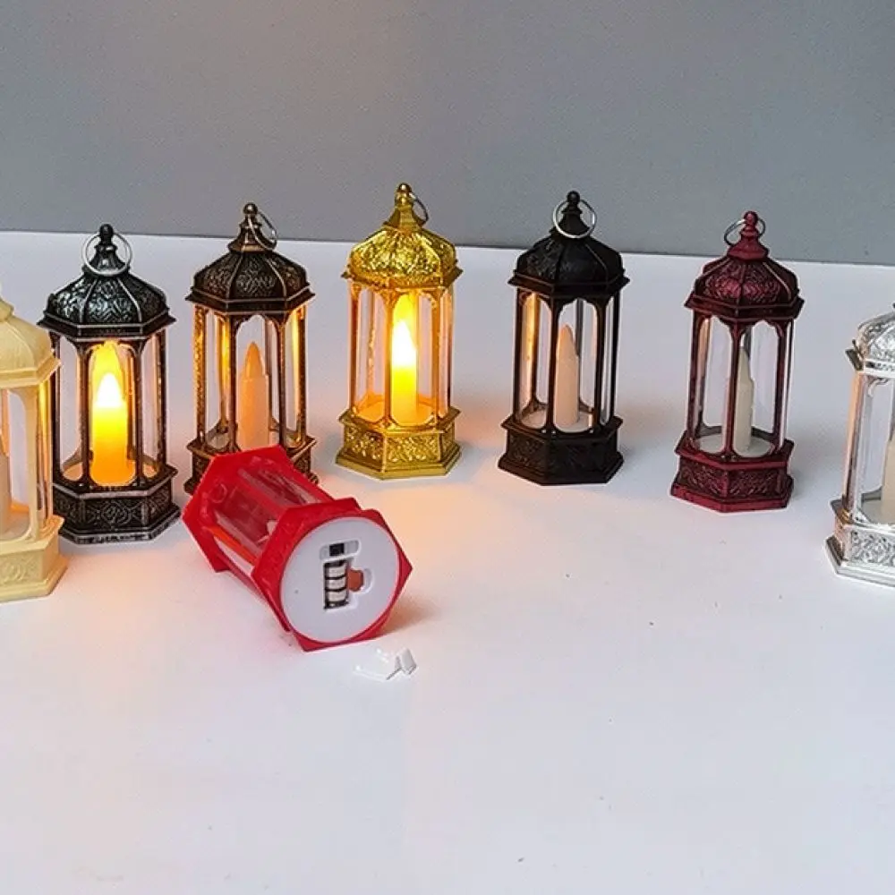 Elegant Arabic Style Hexagon Lantern Candle Holder Decorative Ornament For Holiday Event Wedding Home Decor Lamp