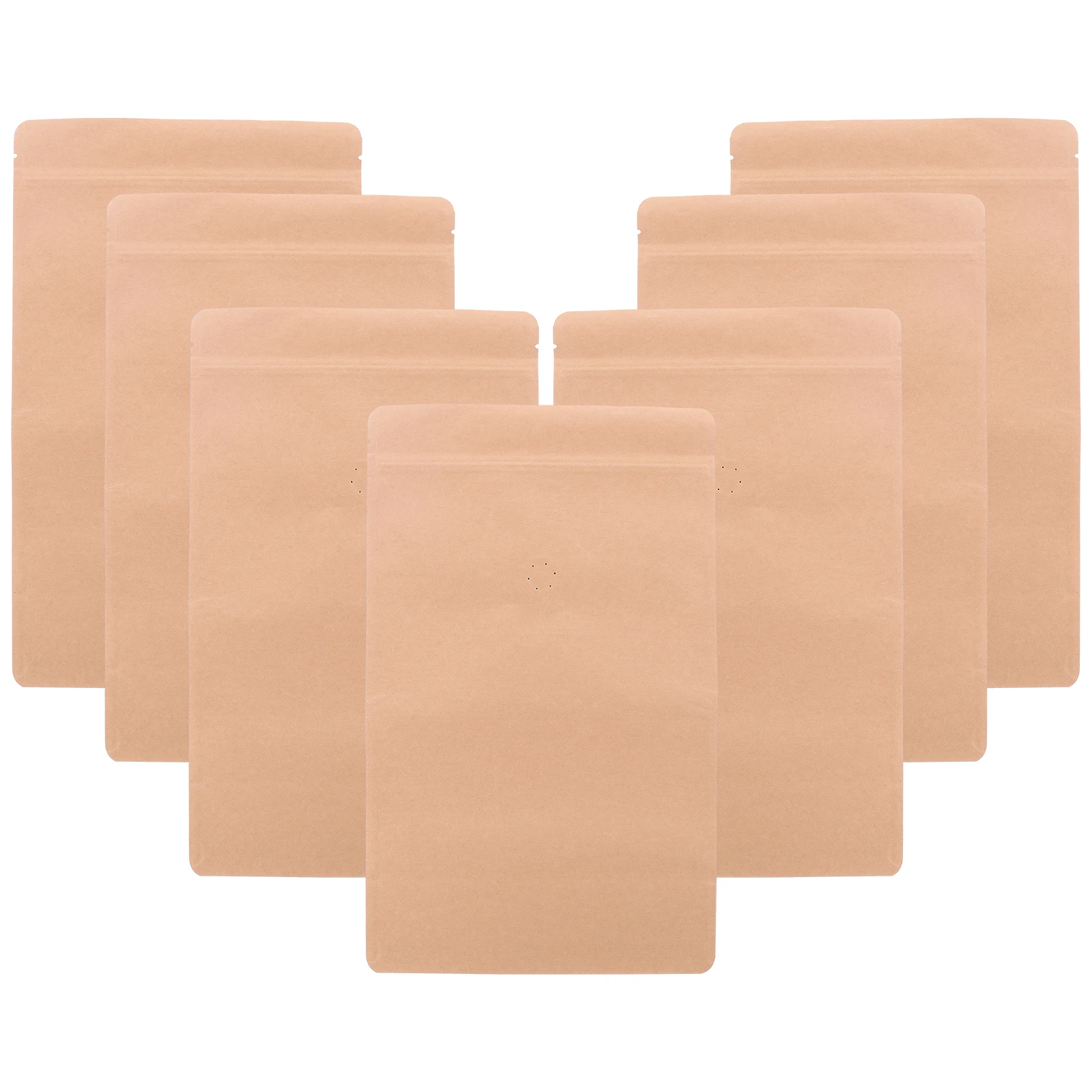 

10pcs Coffee Bags High Barrier Kraft Paper Zipper 180x300 90mm Valve Food Storage Snack Packing Tea Nut Grocery Take Out